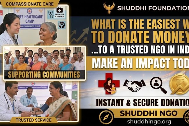 What is the Easiest Way to Donate Money to a Trusted NGO in India?