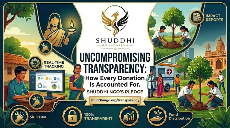 How Shuddhi NGO Ensures 100% Transparency for Every Single Donation